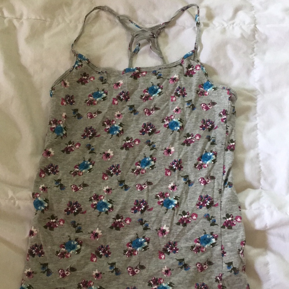 Floral print tank.